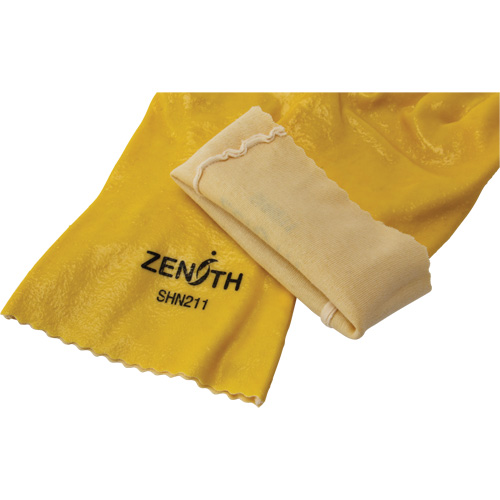 Gants &agrave; fini rugueux et r&eacute;sistants aux produits chimiques, Taille 9, 12" lo, PVC, Doublure en Interlock, 47-mil Industrial Sales