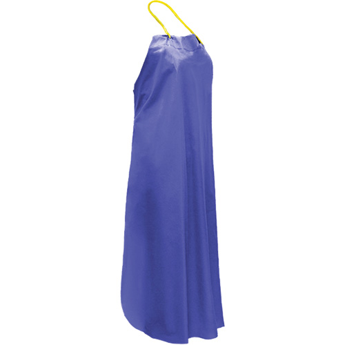CoverMe Apron, PVC/Vinyl, 45" L x 35" W, Blue Industrial Sales