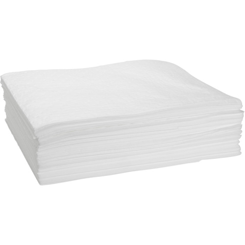 Bonded Sorbent Pad, Oil Only, 15" x 19", 10 gal. Absorbancy Industrial Sales