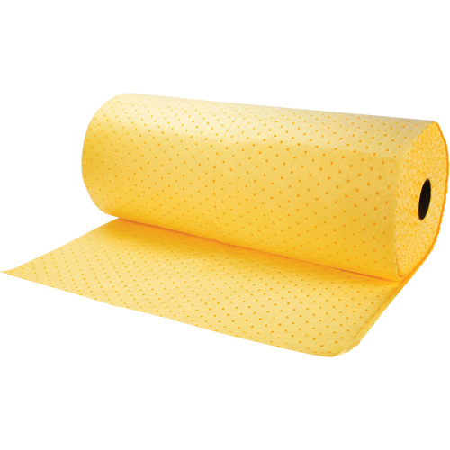 Bonded Sorbent Rolls, Mediumweight, 150' L x 30" W, 16 gal. Absorbancy Industrial Sales