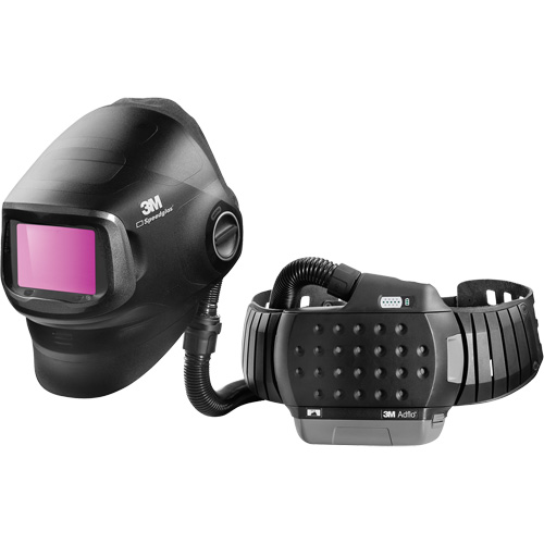 Speedglas G5-01 Heavy-Duty Welding Helmet with Adflo PAPR Assembly, Welding Helmet, Lithium-Ion Battery Industrial Sales