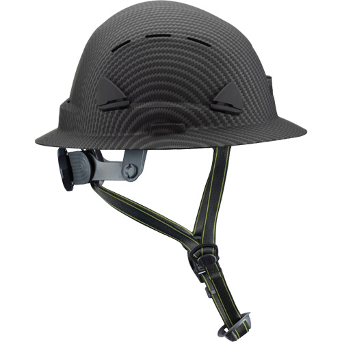 Fibre Metal Climbing Style Helmet with Full Brim, Meets CSA Type 2, Ratchet Suspension, Vented Industrial Sales