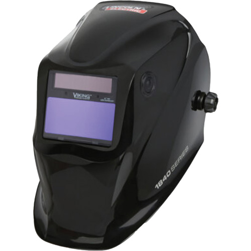 VIKING 1840 Series Auto-Darkening Welding Helmet, 7 - 13 Shade Range, Black Industrial Sales