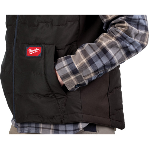FREEFLEX Lightweight Insulated Vest, Men's, Small, Black Industrial Sales