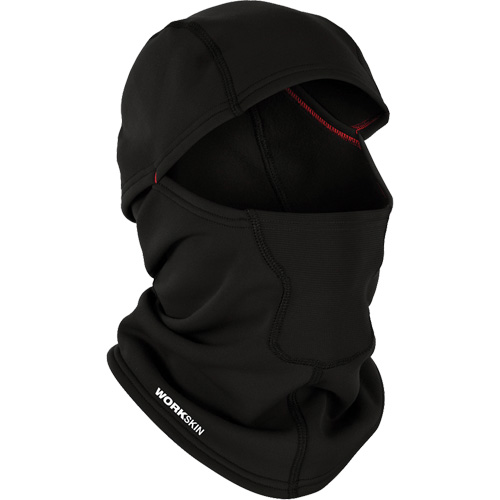 WORKSKIN Balaclava, Polyester, Black Industrial Sales
