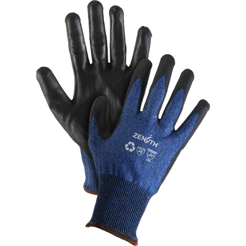 Gants &eacute;lastiques &eacute;cologiques r&eacute;sistants &agrave; la coupe, Taille 10, Calibre 18, Rev&ecirc;tement Polyur&eacute;thane, Enveloppe en Acier inoxydable/PEHP/rPET, ASTM ANSI niveau A5 Industrial Sales