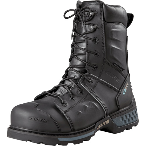 Ice Monster Men's Safety Boots, Leather, Puncture Resistant Sole, Size 8-1/2 Industrial Sales