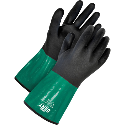Chemical-Resistant Gloves with Cut-Resistant Lining, Size 7/Small, 12" L, PVC Industrial Sales
