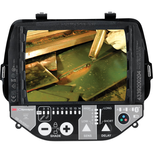 Speedglas G5 Auto-Darkening Variable Colour Filter, 2-4/5" W x 4-1/4" H Viewing Area, For Use With G5-01 and G5-03 helmets Industrial Sales