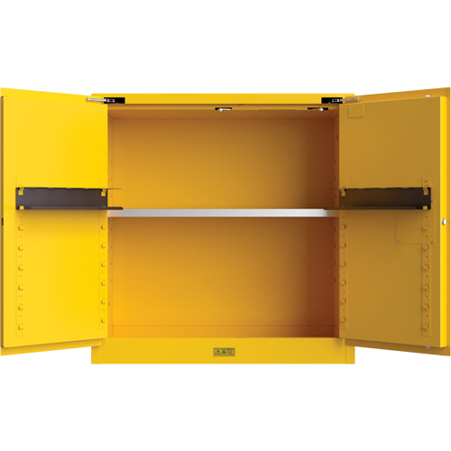 Utili-Guard+ Flammable Safety Cabinet, 30 gal., 1 Door, 43" W x 44" H x 22" D Industrial Sales