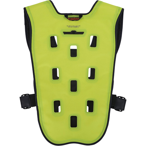 Veste de refroidissement &eacute;vaporatif Chill-Its 6685 avec fermeture &agrave; glissi&egrave;re, Grand/T-Grand, Jaune lime haute visibilit&eacute; Industrial Sales