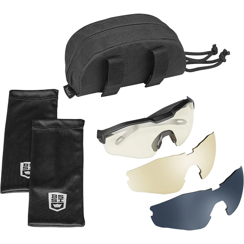 MY6 Safety Glasse Eyeshield Kit, Clear/Smoke/Copper Lens, Anti-Fog/Anti-Scratch, ANSI Z87+ Industrial Sales