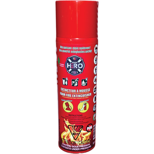 Hero 911 PFAS-Free Fire Extinguisher, ACK, 500 ml Capacity Industrial Sales