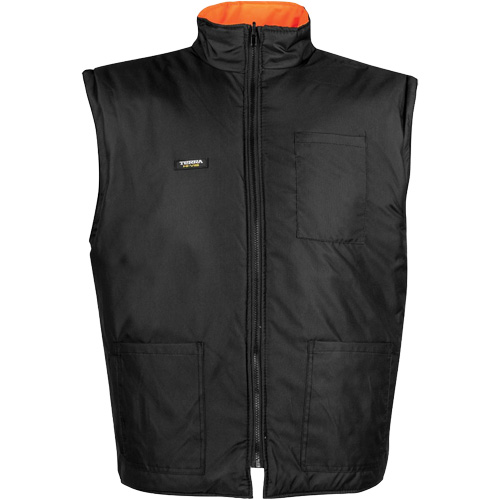 Manteau haute visibilit&eacute; 7-en-1, Polyester, Orange haute visibilit&eacute;, Moyen Industrial Sales