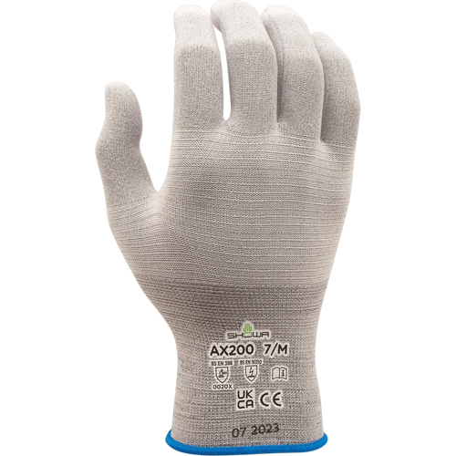 Gants AX200 ESD, Nylon, Calibre 18, 8/Grand Industrial Sales