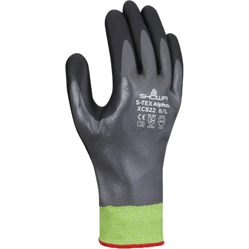 Gants r&eacute;sistants &agrave; la coupe S-TEX Alpha XC822, Taille 2T-Grand/10, Calibre 18, Rev&ecirc;tement Nitrile, Enveloppe en Tungst&egrave;ne, ASTM ANSI niveau A6 Industrial Sales