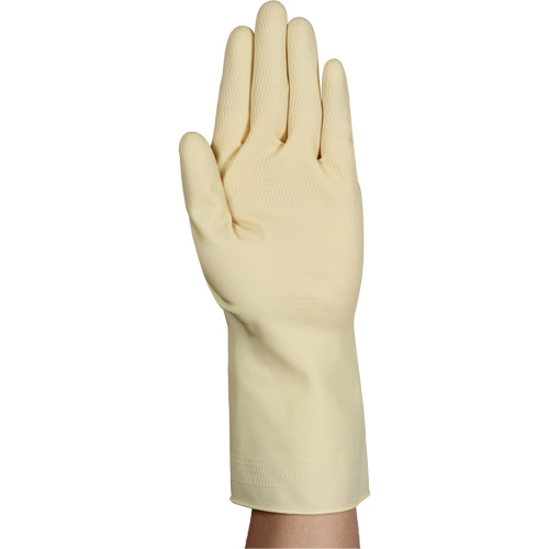 Gants naturels et l&eacute;gers AlphaTec 87-137, Taille 10, 11,8" lo, Latex de caoutchouc, 16 mils Industrial Sales