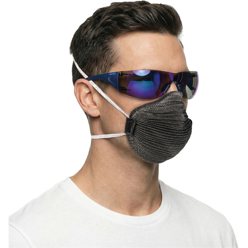 Adapt Lite Safety Glasses, Blue Mirror Lens, Anti-Fog/Anti-Scratch, ANSI Z87+/Meets/Exceeds CSA Z94.3 Industrial Sales