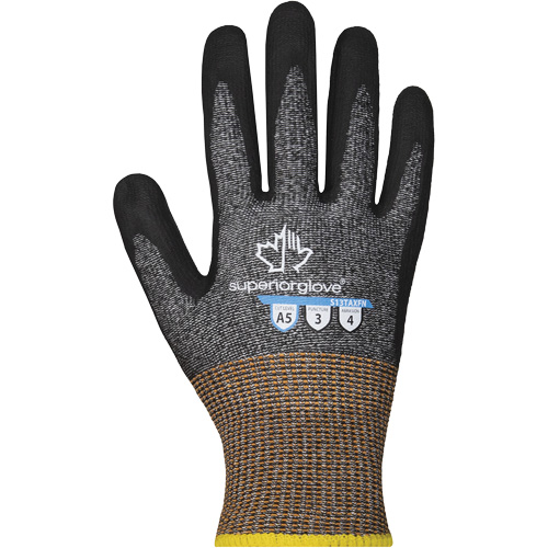 Gants minces r&eacute;sistants &agrave; la coupe PRO S13TAXFN, Taille 10, Calibre 13, Rev&ecirc;tement Mousse de nitrile, Enveloppe en TenActiv, ASTM ANSI niveau A5 Industrial Sales