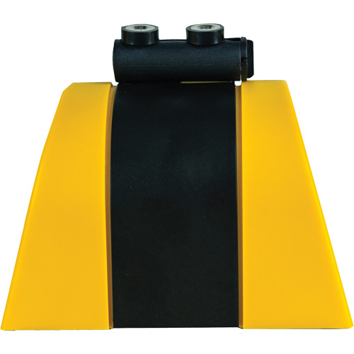 Syst&egrave;me de barri&egrave;re de s&eacute;curit&eacute; HAZLOK, Plastique, Fixation magn&eacute;tique, 30', Ruban Noir et jaune Industrial Sales