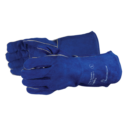 Welding Gloves, Split Cowhide, Size One Size Industrial Sales