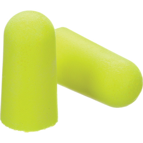 E-A-Rsoft Yellow Neon Earplugs, Bulk - Polybag Industrial Sales