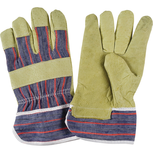 Abrasion-Resistant Comfort Fitters Glove, Large, Grain Pigskin Palm, Cotton Inner Lining Industrial Sales