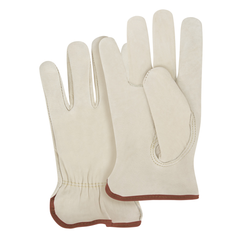 Gants pour conducteurs &agrave; ajustement serr&eacute;, Grand, Paume en Cuir fleur de vache Industrial Sales