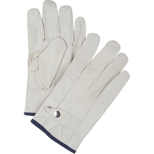 Standard-Duty Ropers Gloves, X-Large, Grain Cowhide Palm Industrial Sales