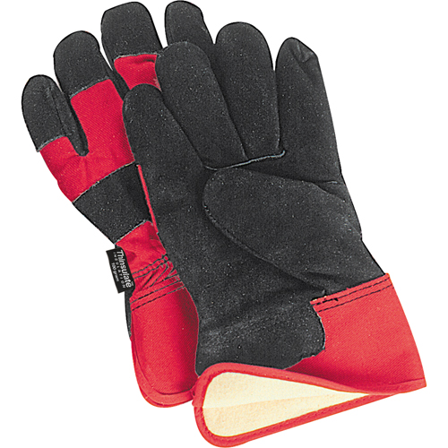 Gants d'ajusteur doubl&eacute;s pour l'hiver &agrave; chaleur sup&eacute;rieure, Grand, Paume en Cuir de vache refendu, Doublure en Thinsulate Industrial Sales