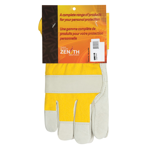 Abrasion-Resistant Winter-Lined Fitters Gloves, Large, Grain Cowhide Palm, Foam Fleece Inner Lining Industrial Sales