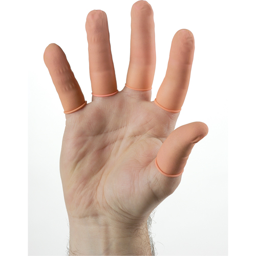 Doigtiers antistatiques en latex pour salles propres QRP Industrial Sales