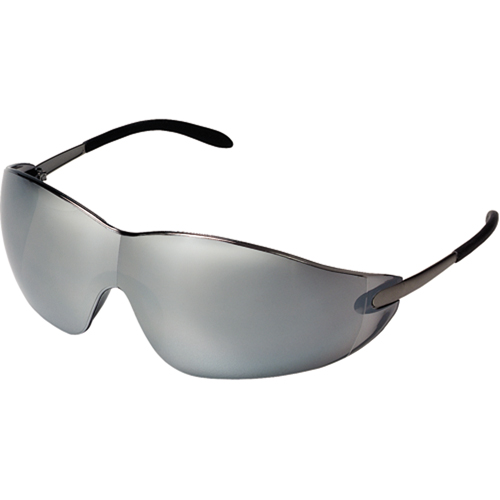 Lunettes de s&eacute;curit&eacute; Blackjack, Lentille Argent/Miroir, Anti-&eacute;gratignures, ANSI Z87+/R&eacute;pond ou surpasse la norme CSA Z94.3 Industrial Sales