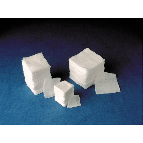 &eacute;ponges de gaze, Tampon, 4" lo x 4" la, Dispositif m&eacute;dical Classe 1 Industrial Sales
