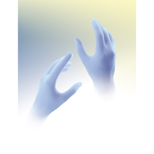 QRP Qualatrile Disposable Gloves, Medium, Nitrile, 5-mil, Powder-Free, Blue Industrial Sales