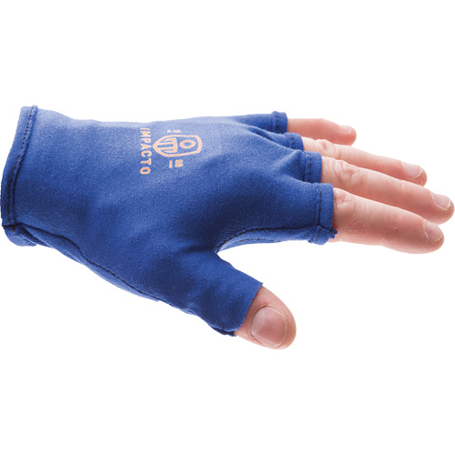 Doublures antichocs pour gants sans doigts, main gauche, 6/T-petit, Paume en Synth&eacute;tique, Poignet &agrave; enfiler Industrial Sales