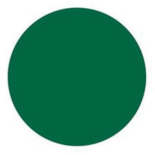 Round Write-On Labels, Circle, 1.5" L x 1.5" W, Green Industrial Sales