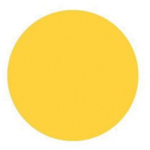 Round Write-On Labels, Circle, 1.5" L x 1.5" W, Yellow Industrial Sales
