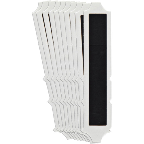Quick-Align&reg;Individual Gothic Number and Letter Labels, I, 4" H, Black Industrial Sales