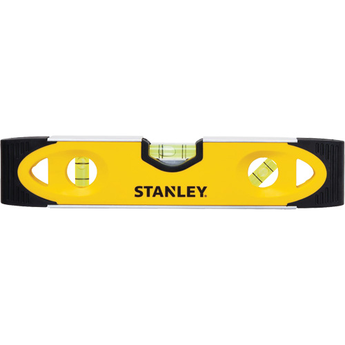 Shock-Resistant Torpedo Level, 9" L, Aluminum, 3 Vials, Magnetic Industrial Sales
