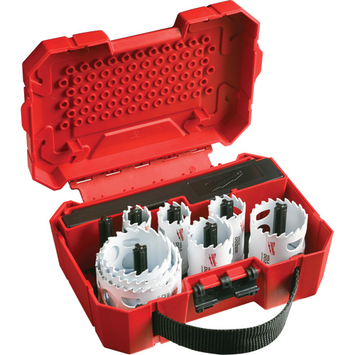 Trousse de scies-cloches Hole Dozer, 12 morceaux Industrial Sales