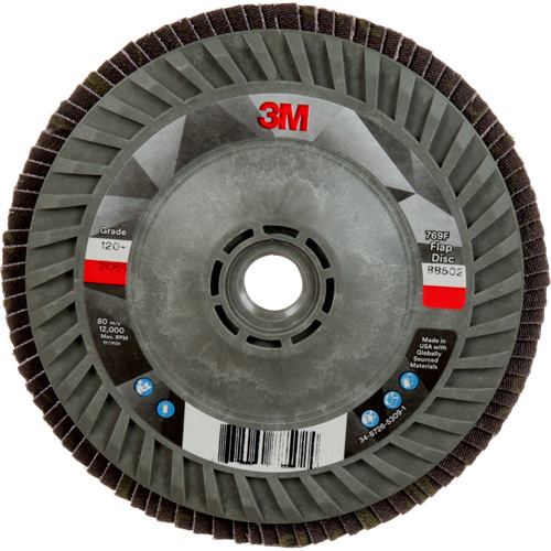 769F Quick Change Flap Disc, 5" x 5/8"-11, Type 27, 120+ Grit, Ceramic Industrial Sales