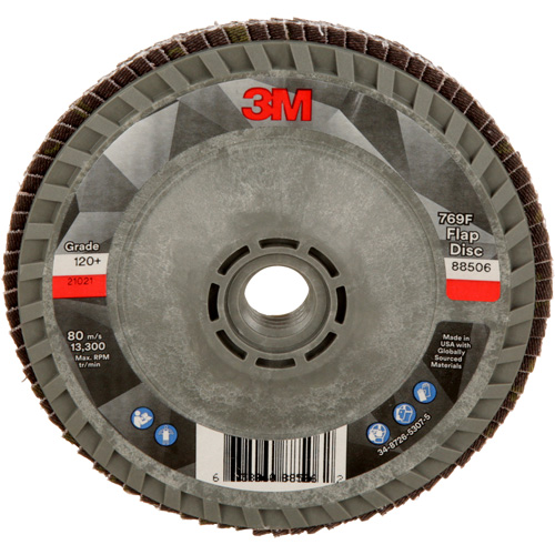 769F Quick Change Flap Disc, 4-1/2" x 5/8"-11, Type 29, 120+ Grit, Ceramic Industrial Sales