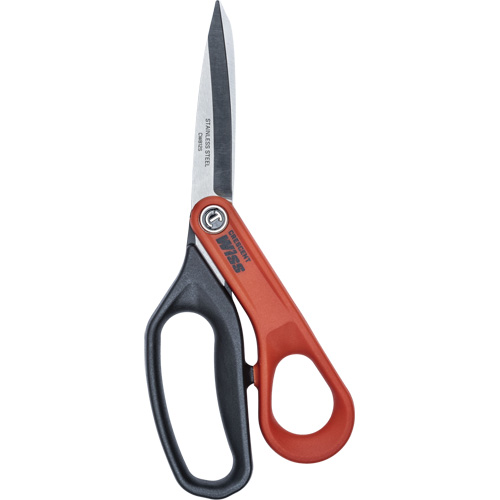 Cisaille tout usage en acier inoxydable pour ouvrier professionnel, 8-1/2", Poign&eacute;e Anneaux Industrial Sales