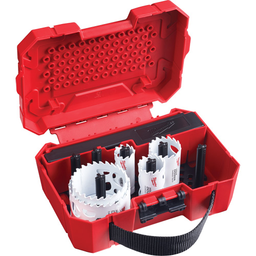Hole Dozer Carbide Teeth Hole Saw Kit, 9 Pieces Industrial Sales