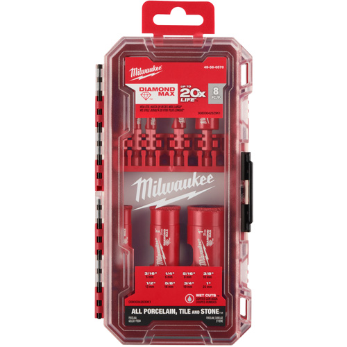 Diamond Max Hole Saw Bit Set, 8 Pieces Industrial Sales