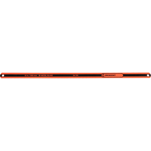 Hacksaw Replacement Blade, Bi-Metal, 12" L, 24 TPI Industrial Sales