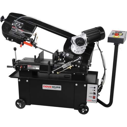 Nova DVR Metal Cutting Bandsaw, Horizontal, 7" rond et 7" x 12" rectangulaire Cutting Capacity Industrial Sales