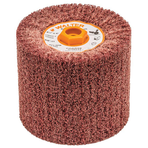 Blendex Surface Conditioning Drum, 4-1/2" Dia. x 4" W, 5/8"-11 Arbor, Coarse Grit Industrial Sales