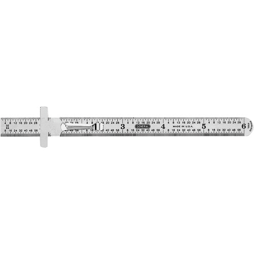Industrial Precision Flexible Ruler, 6" L, Steel Industrial Sales